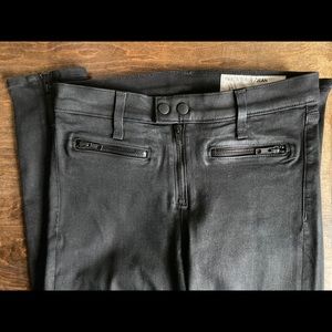 Rag & Bone Waxed Charcoal Black Jeans